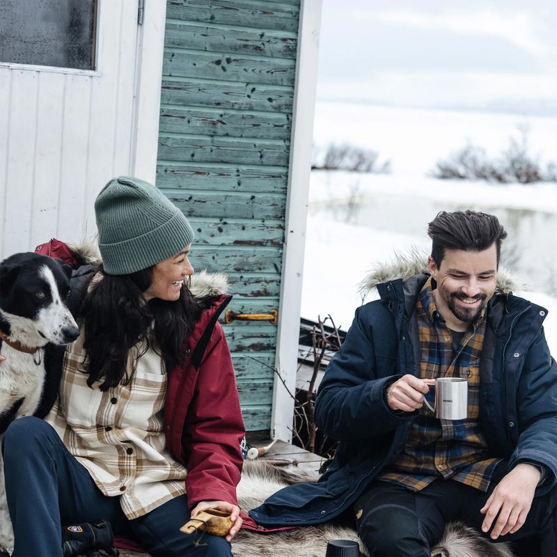 Pánská košile Fjällräven Singi Heavy Flannel black/deep forest 3