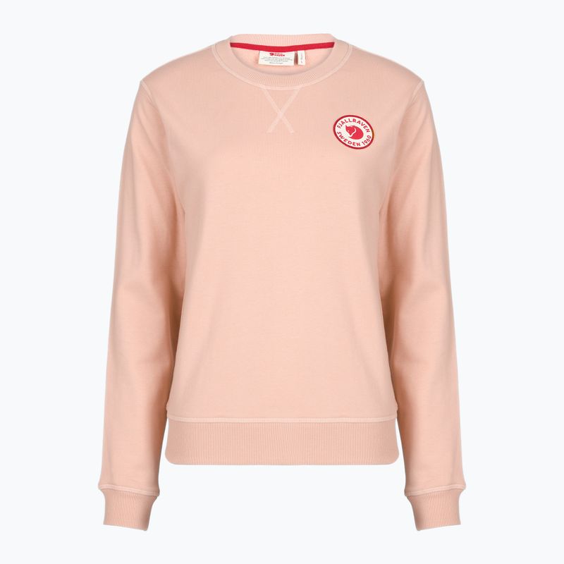 Pánská mikina Fjällräven 1960 Logo Badge Sweater chalk rose