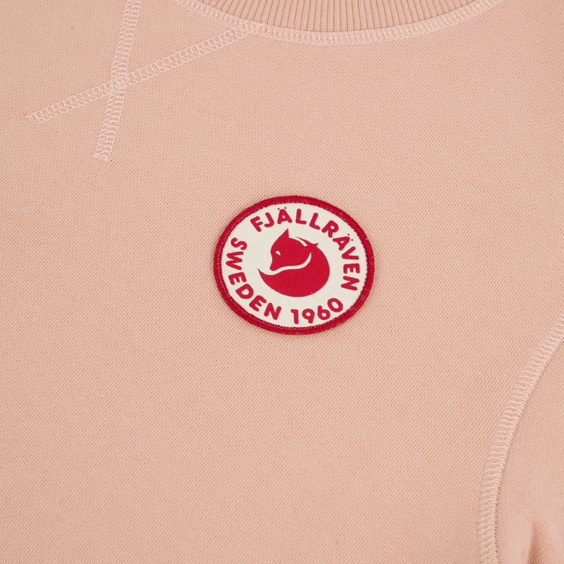 Pánská mikina Fjällräven 1960 Logo Badge Sweater chalk rose 3