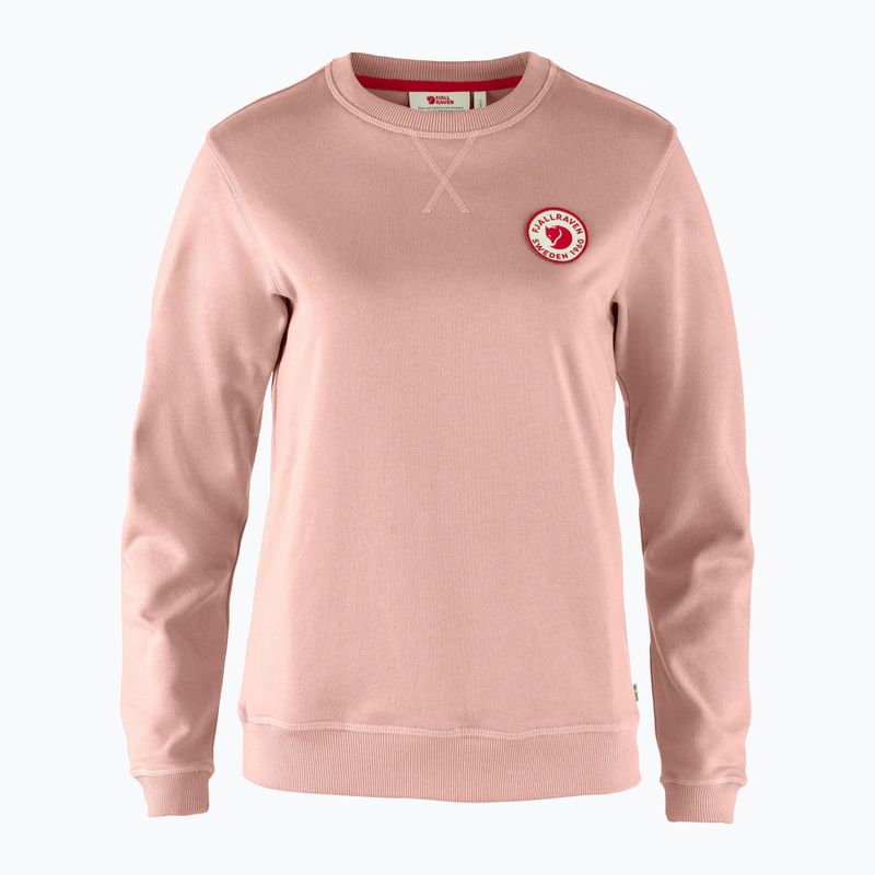 Pánská mikina Fjällräven 1960 Logo Badge Sweater chalk rose