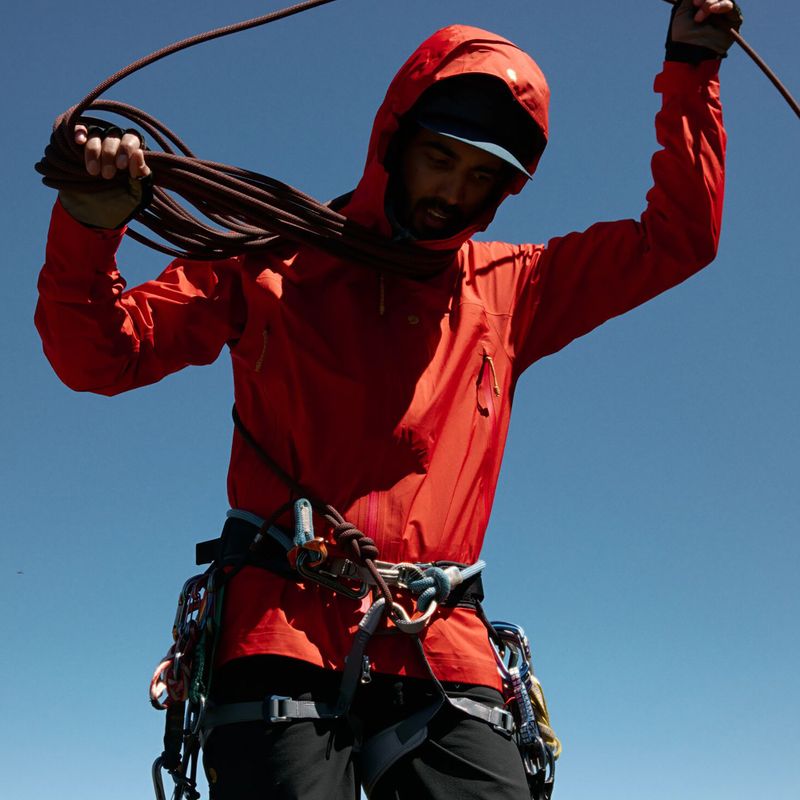 Pánská softshellová bunda Fjällräven Bergtagen GTX Lite flame orange 7