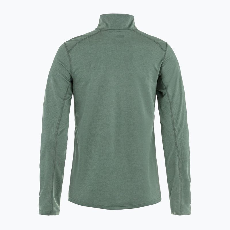 Dámská trekingová mikina Fjällräven Abisko Day Hike Half Zip patina green 10