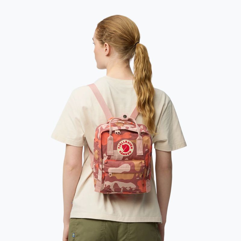Městský batoh Fjällräven Kanken Graphics Mini 7 l chalkrose/hidden animals 4