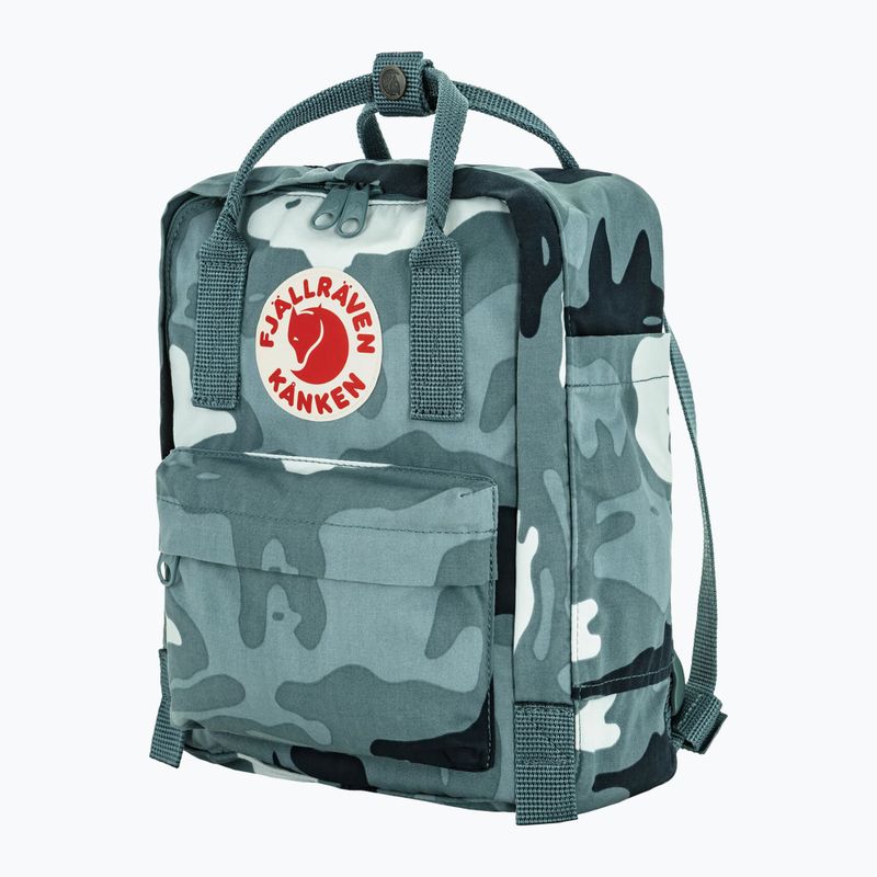 Městský batoh Fjällräven Kanken Graphics Mini 7 l nimbus blue/hidden animals 2