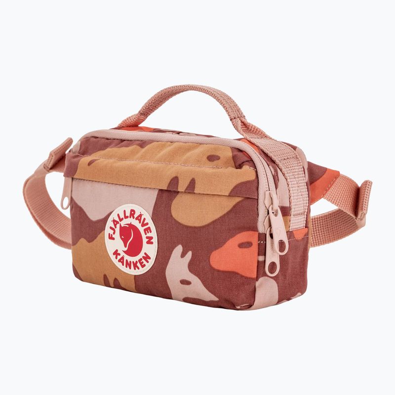 Ledvinka Fjällräven Kanken Graphics Hip Pack chalk rose/hidden animals 2