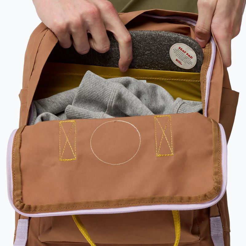 Městský batoh Fjällräven Kånken Concept 16 l khaki dust/kantarell 4