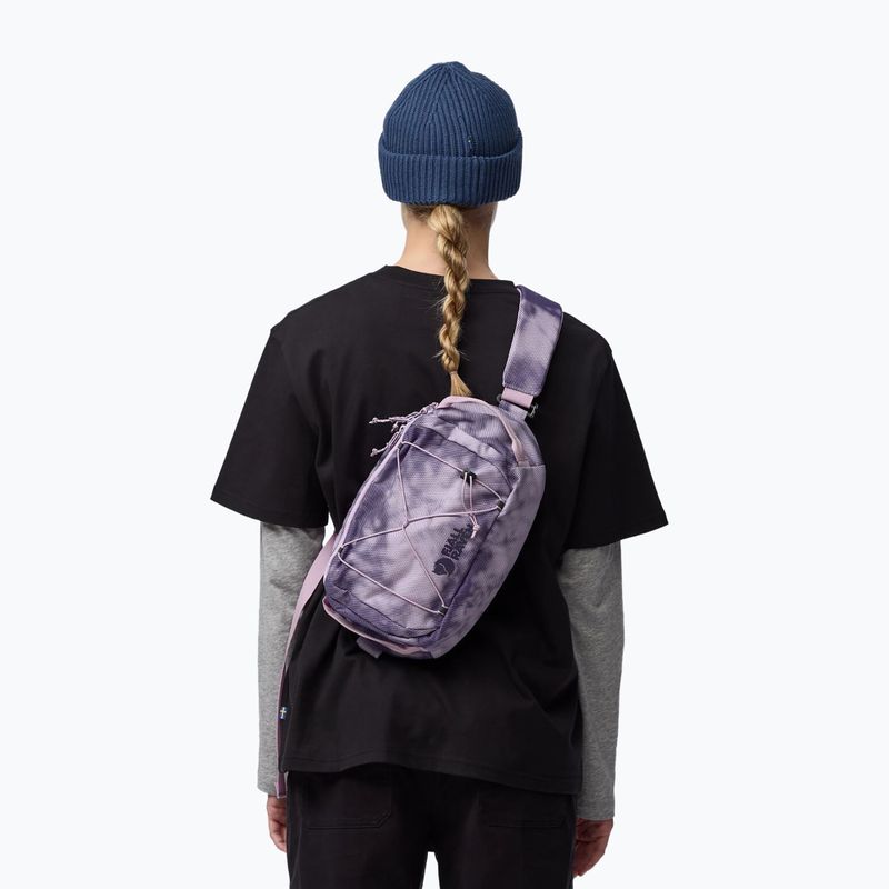Městský batoh na jedno rameno Fjällräven Skule Graphics Sling 6 l pastel lavender/shade 4
