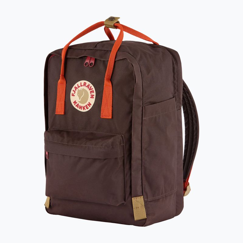 Městský batoh Fjällräven Kanken Koncept Laptop 15" 18 l black oak/rowan red 2