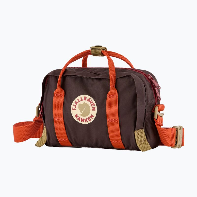 Taška Fjällräven Kanken Koncept 4 l black oak/rowan red 2