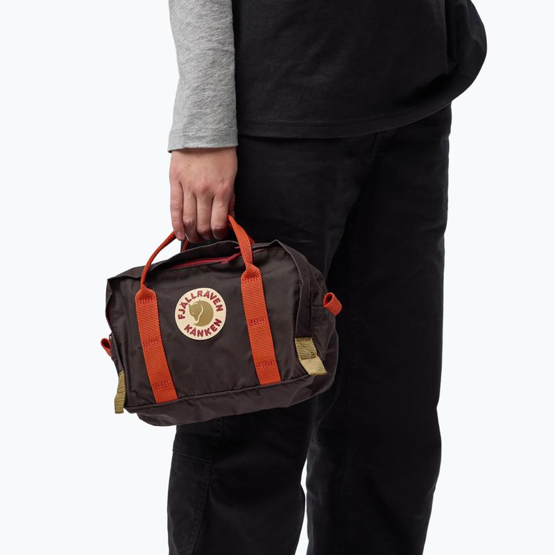 Taška Fjällräven Kanken Koncept 4 l black oak/rowan red 6