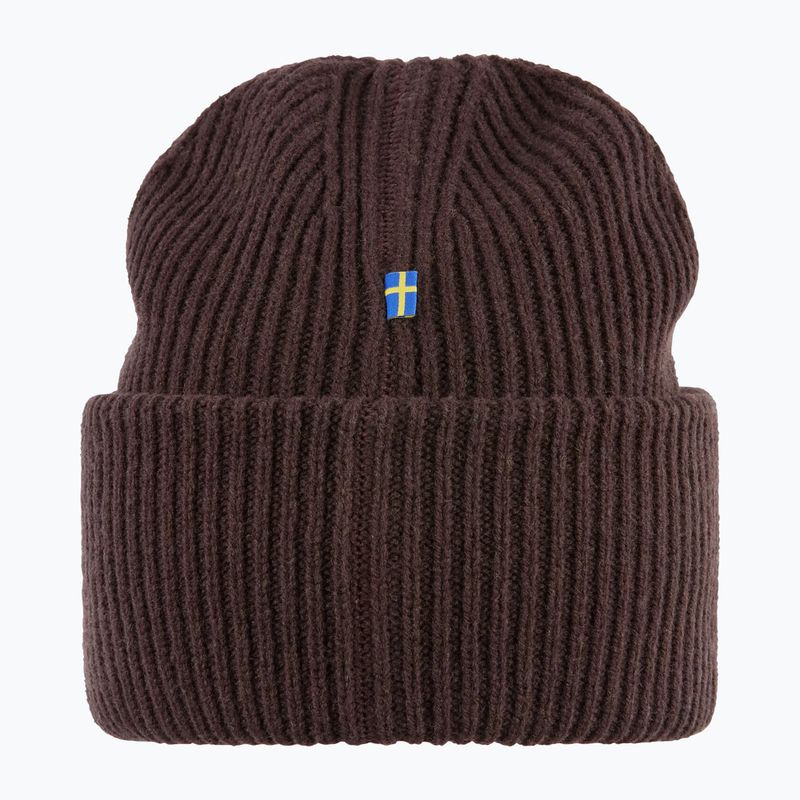 Zimní čepice Fjällräven 1960 Logo Hat black oak 3