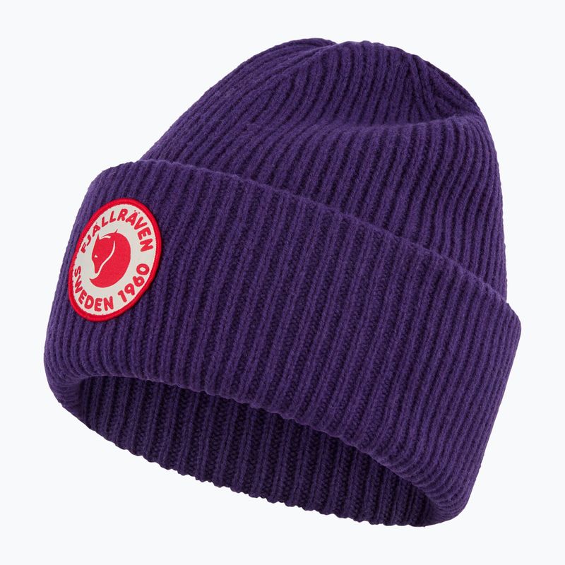 Zimní čepice Fjällräven 1960 Logo Hat dark violet 2