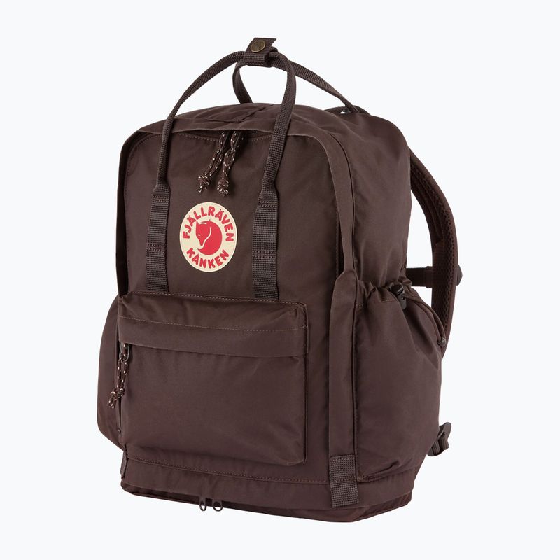 Městský batoh Fjällräven Kånken Outlong 18 l black oak 2