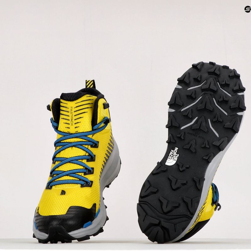 Pánská trekingová obuv The North Face Vectiv Fastpack Mid Futurelight žlutá NF0A5JCWY7C1 10