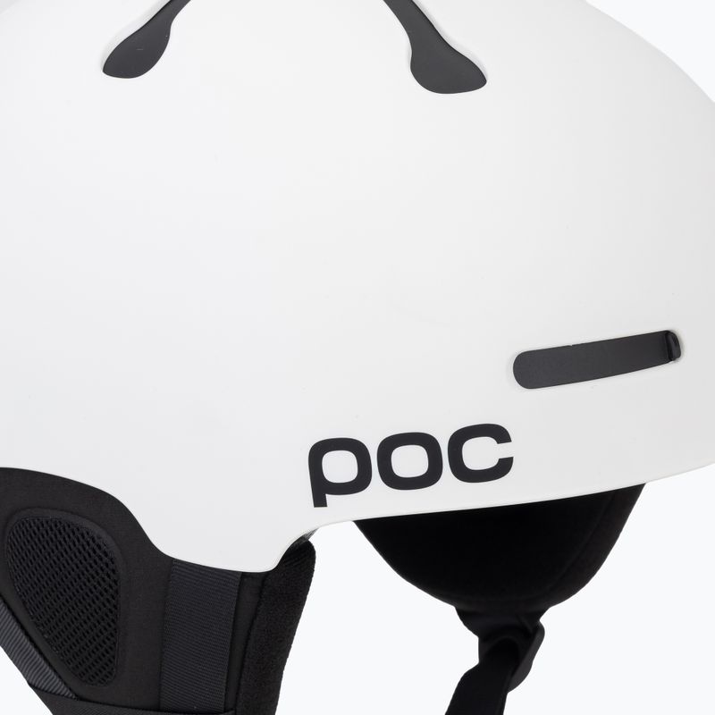 Lyžařská helma POC Auric Cut matt white 7