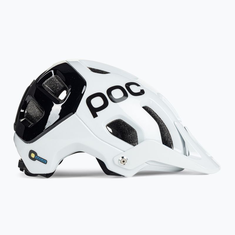 Cyklistická přilba POC Tectal Race SPIN hydrogen white/uranium black 3