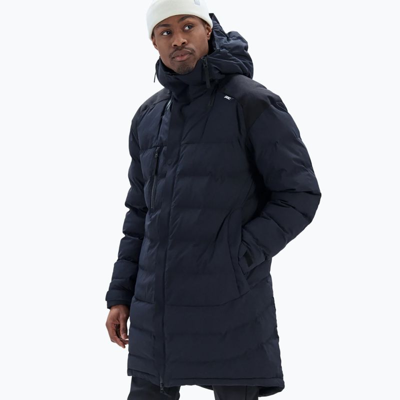 Pánská péřová bunda POC Loft Parka uranium black