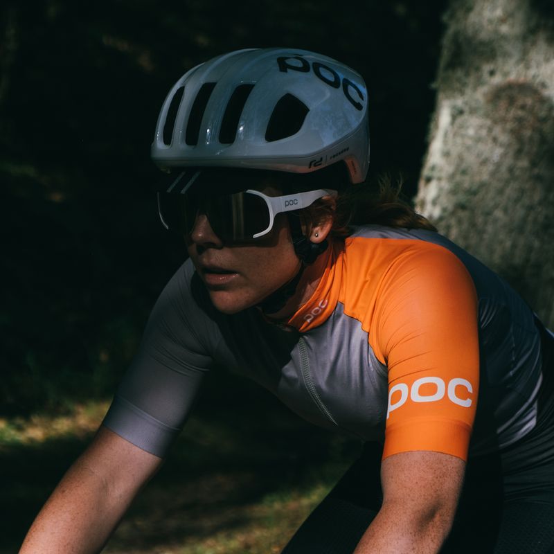 Brýle na kolo POC Aspire hydrogen white/clarity road silver 8