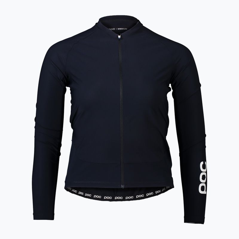 Dámské cyklistické oblečení s dlouhým rukávem POC Essential Road navy black