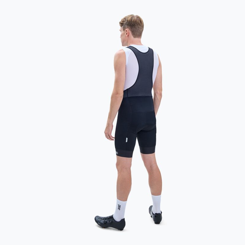 Pánské cyklistické šortky POC Pure VPDs Bib Shorts uranium black/uranium black 3