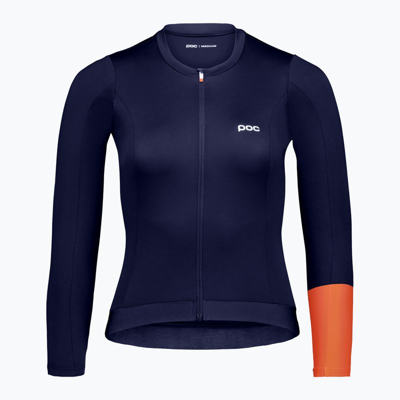 Dámské cyklistické tričko Longsleeve POC Cadence Jersey apatite navy 6