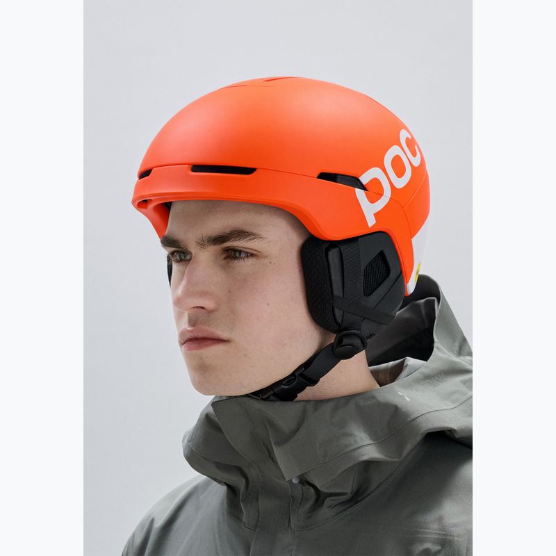 Lyžařská helma POC Obex BC MIPS fluorescent orange matt 5