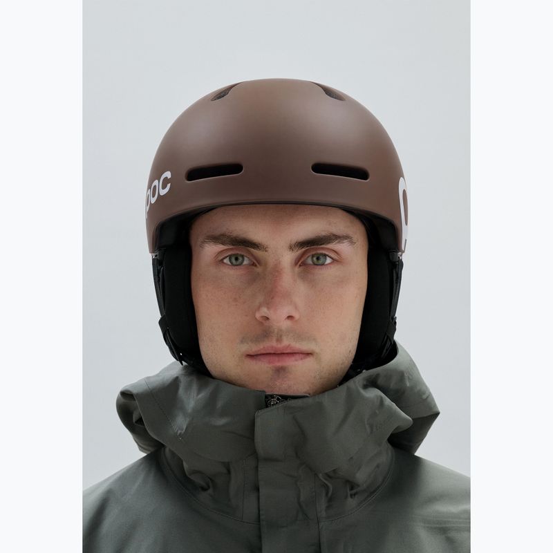 Lyžařská helma POC Fornix BC bronzite brown matt 5