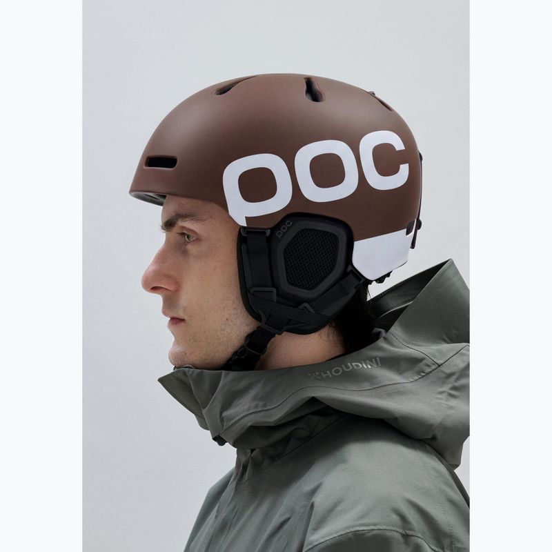 Lyžařská helma POC Fornix BC bronzite brown matt 6