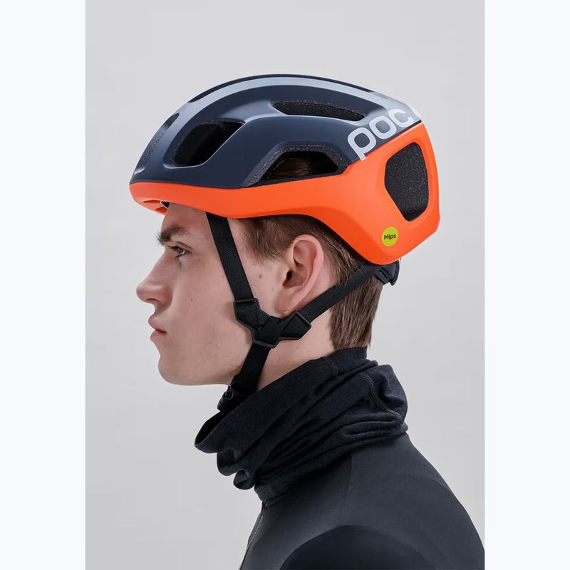 Cyklistická helma POC Ventral Air Mips apatite navy matt/orange matt/hydrogen white matt 6