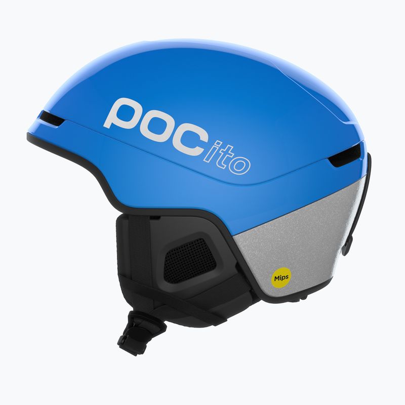 Dětská lyžařská helma POC Pocito Obex MIPS Jr fluorescent blue 2