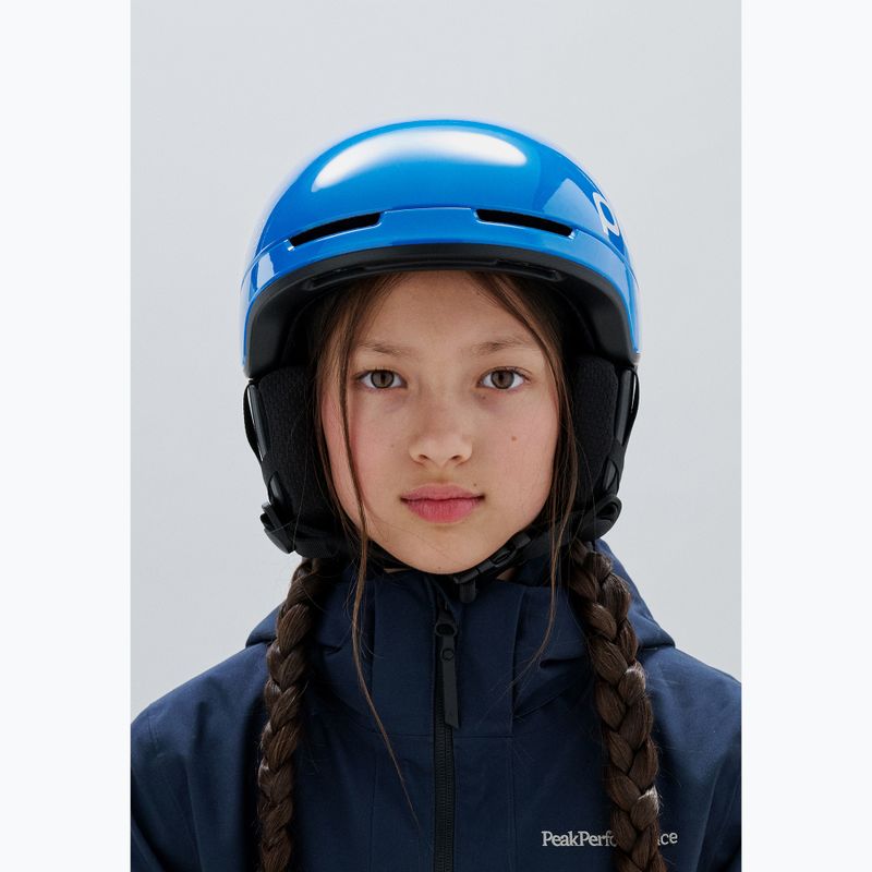Dětská lyžařská helma POC Pocito Obex MIPS Jr fluorescent blue 6