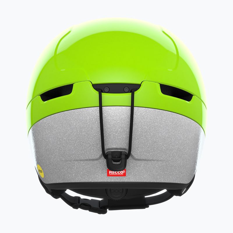 Dětská lyžařská helma POC Pocito Obex MIPS Jr fluorescent yellow/green 4