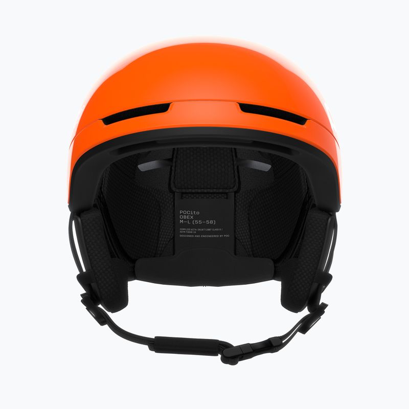 Dětská lyžařská helma POC Pocito Obex MIPS Jr fluorescent orange 3