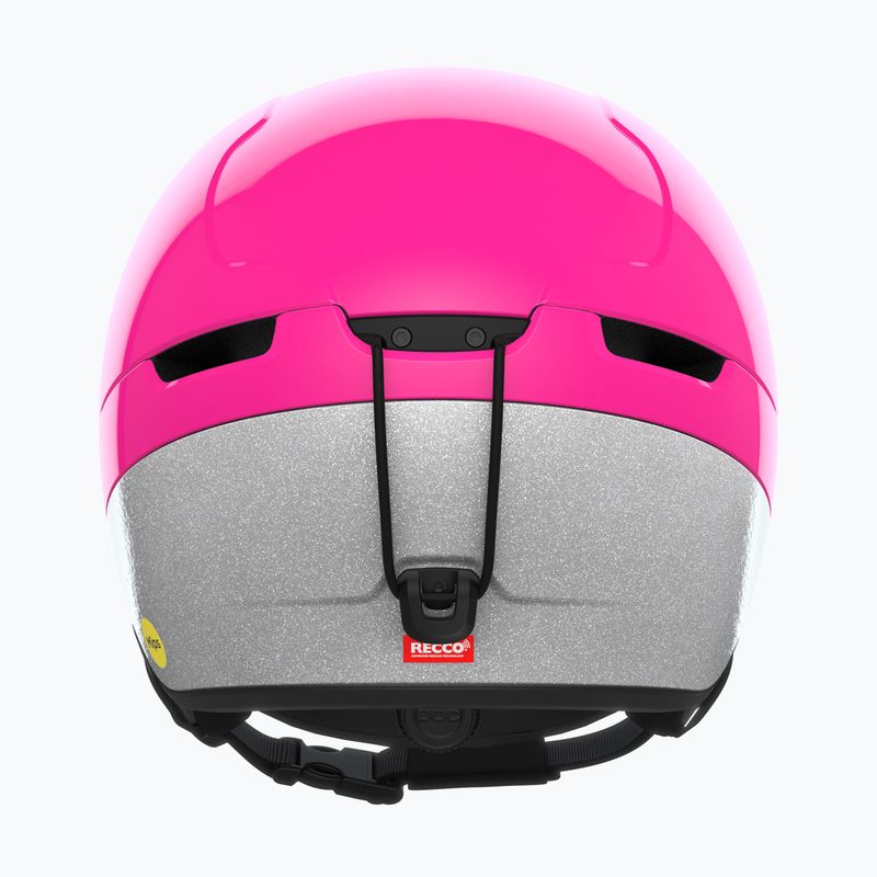 Dětská lyžařská helma POC Pocito Obex MIPS Jr fluorescent pink 4