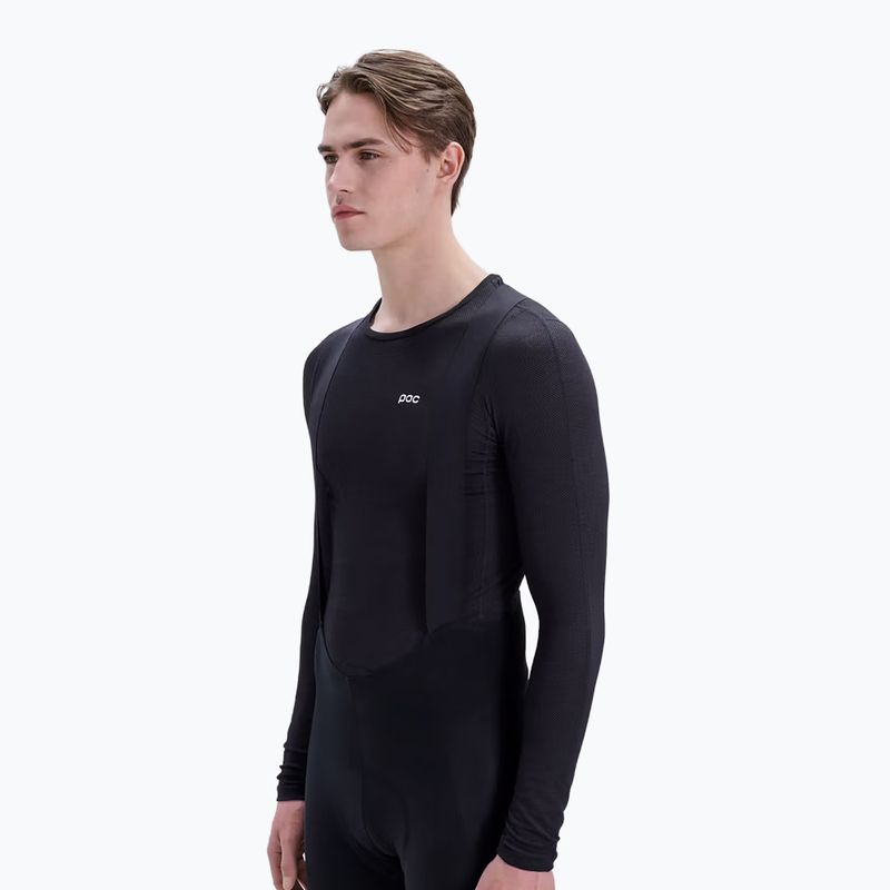 Pánské cyklistické tričko Longsleeve POC Layer Mid Jersey uranium black 4