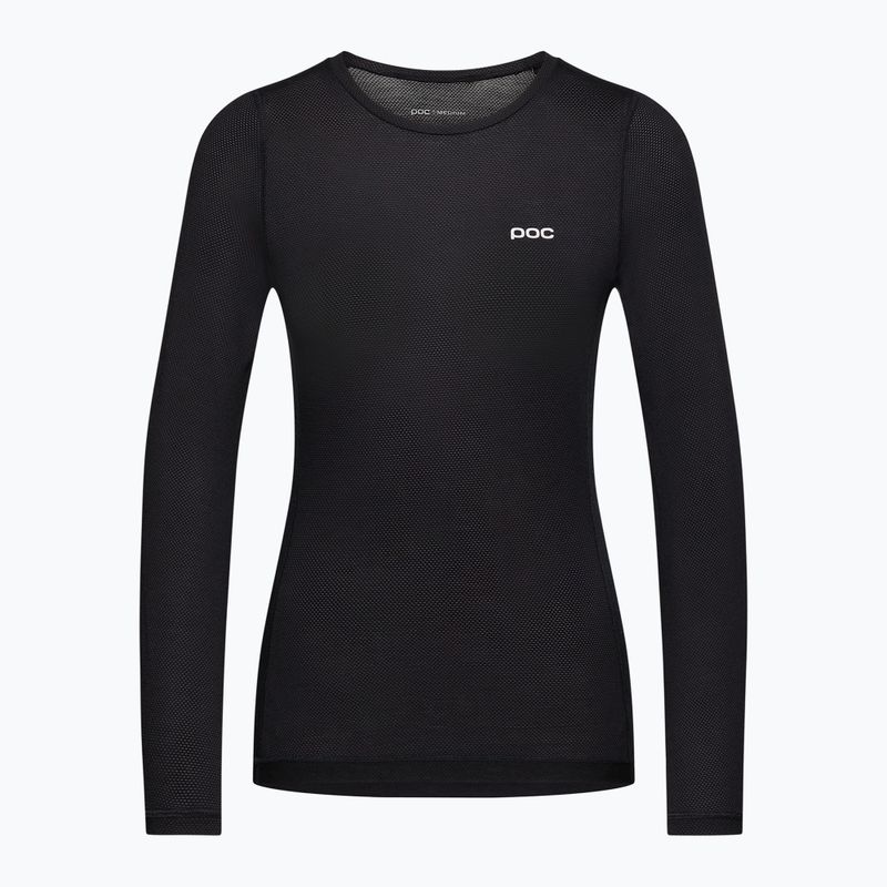 Dámské cyklistické tričko Longsleeve POC Layer Mid Jersey uranium black 5