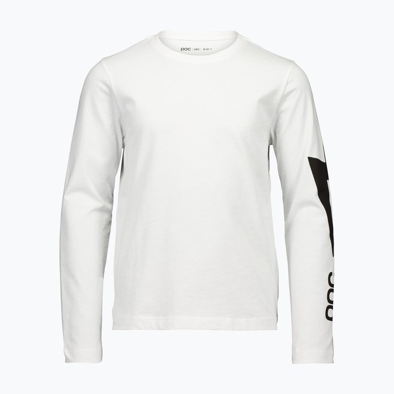 Dětské tričko Longsleeve POC Tee Jr hydrogen white 4