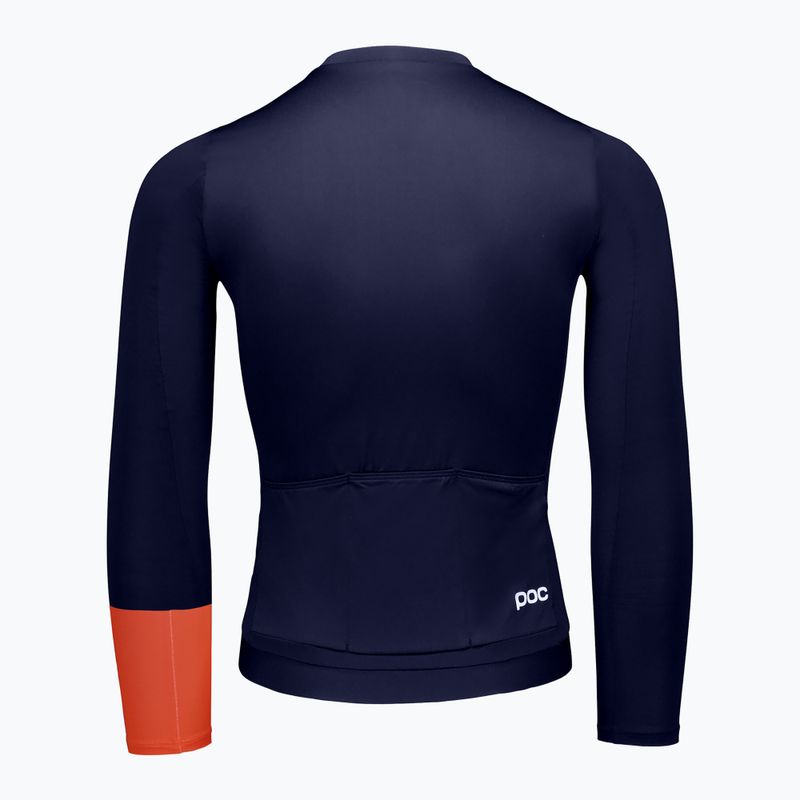 Pánské cyklistické tričko Longsleeve POC Cadence Jersey apatite navy 2