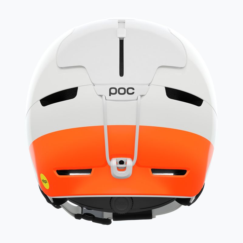 Lyžařská helma POC Obex MIPS hydrogen white/fluorescent orange 4