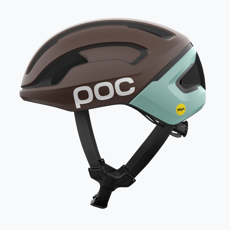 Cyklistická helma POC Omne Air MIPS bronzite brown matt/lazurite blue matt 2