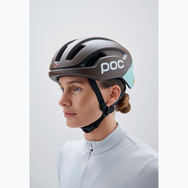 Cyklistická helma POC Omne Air MIPS bronzite brown matt/lazurite blue matt 5