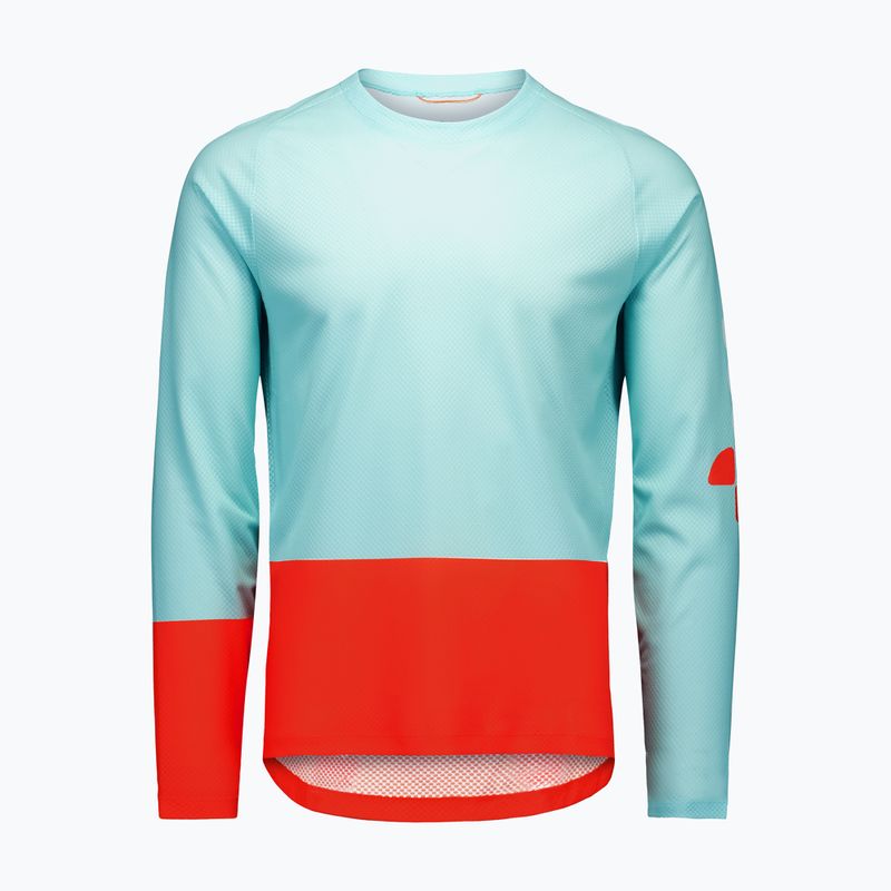 Pánské cyklistické tričko Longsleeve POC Motion Air Jersey lazurite blue/carnelian orange 5