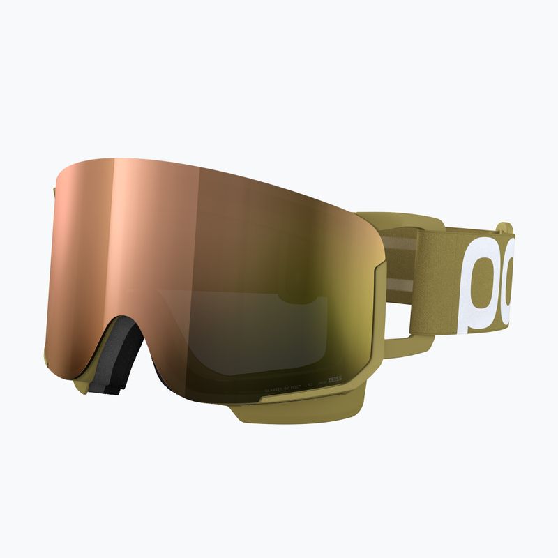 Lyžařské brýle POC Nexal olivine green/partly sunny rose gold 4