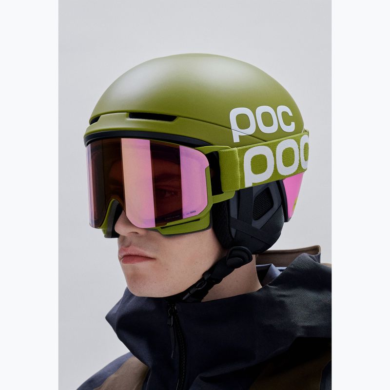 Lyžařské brýle POC Nexal olivine green/partly sunny rose gold 6
