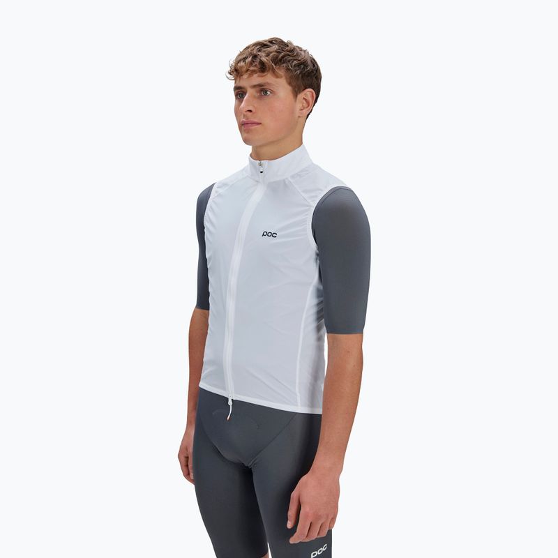 Pánská cyklistická vesta POC Enthral hydrogen white