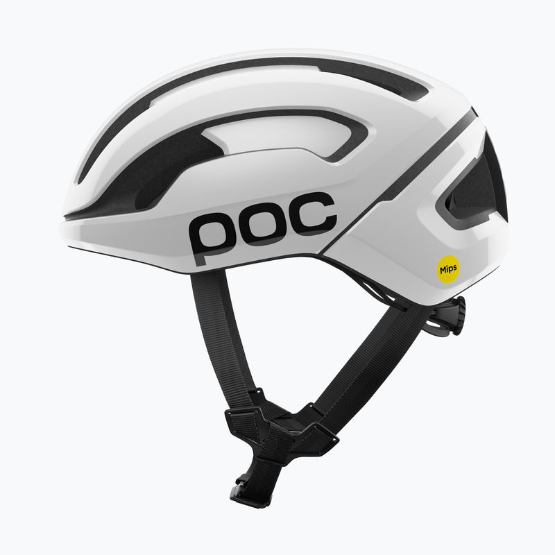 Cyklistická helma POC Omne Air MIPS hydrogen white/uranium black matt w. logo 2