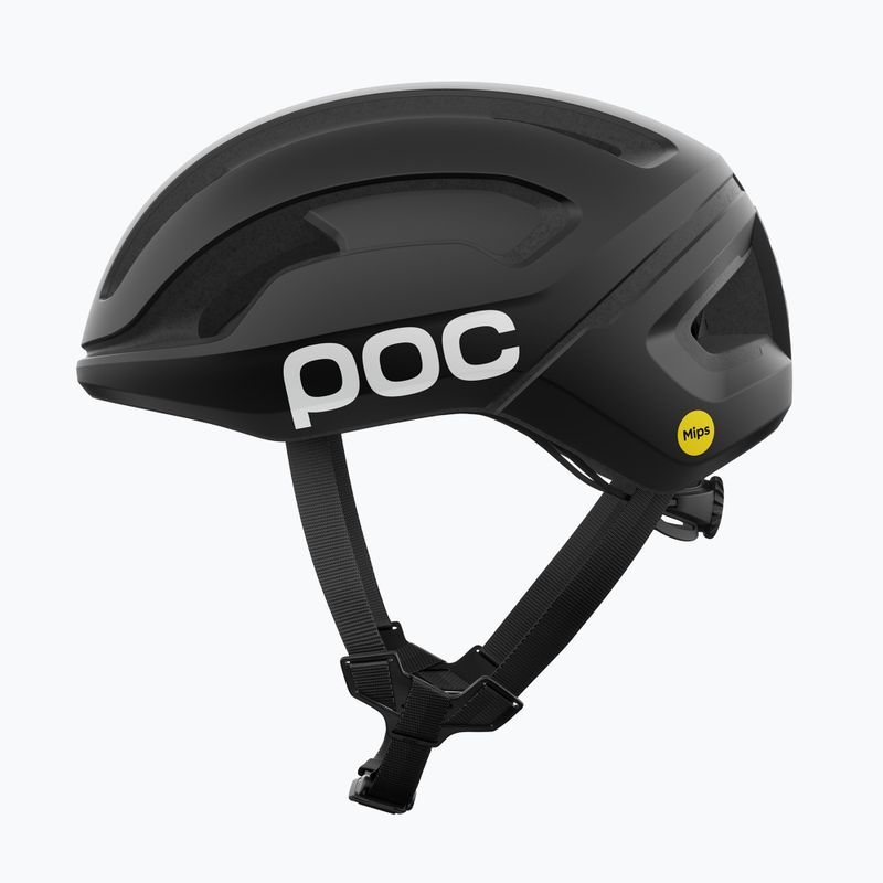 Cyklistická helma POC Omne Air MIPS uranium black matt/hydrogen white w. logo 2