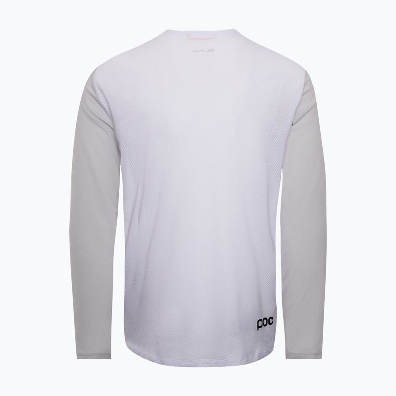Pánské cyklistické tričko Longsleeve POC Motion Air Jersey hydrogen white 2