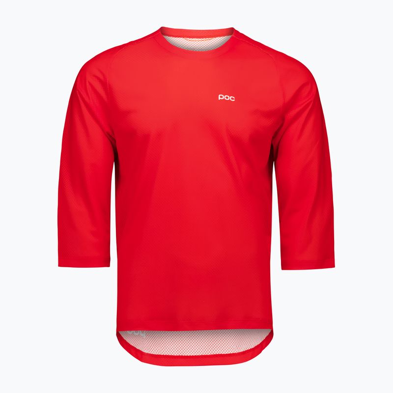 Pánský cyklistický dres POC Motion Air Jersey 3/4 prismane red 3