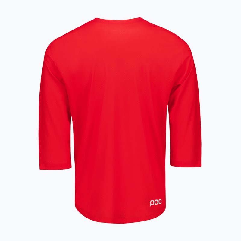Pánský cyklistický dres POC Motion Air Jersey 3/4 prismane red 4